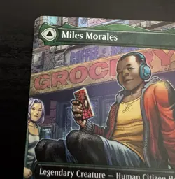 Miles Morales / Ultimate Spider-Man Borderless Marvel Mythic 0200 MTG Magic - Image 3
