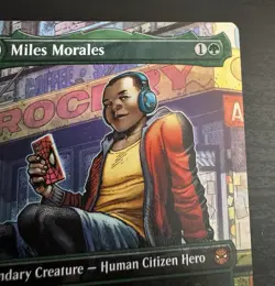 Miles Morales / Ultimate Spider-Man Borderless Marvel Mythic 0200 MTG Magic - Image 4