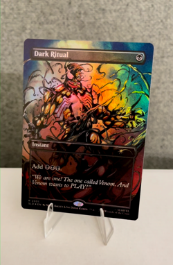 MTG Dark Ritual (Rainbow Foil) Secret Lair Drop - Venom Unleashed #2001 NM - Image 2