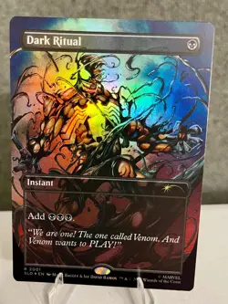 MTG Dark Ritual (Rainbow Foil) Secret Lair Drop - Venom Unleashed #2001 NM - Image 4