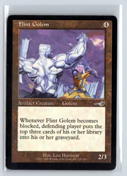 (2X) Flint Golem Nemesis Uncommon - MTG Magic the Gathering Card - Image 3