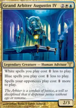 Moderatly Played, English - 1 x MTG Grand Arbiter Augustin IV Dissension - Image 1
