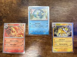 2025 Pokemon Prismatic Evolutions Promo Set Jolteon Vaporeon Flareon Set of 3 - Image 1