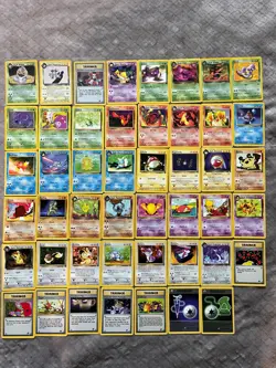Team Rocket Pokemon Lot (47) Holo 2000 Vintage WOTC Bulk No Duplicates - Image 1