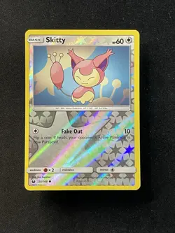 Pokemon Skitty 120/168 SM - Celestial Storm Reverse Holo - Image 1