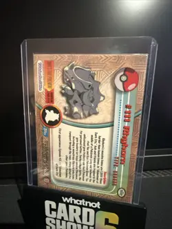 Topps Pokemon 111 Rhyhorn Blue Label NM - Image 2