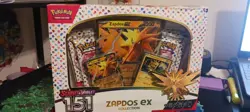 Pokemon TCG: S&V 151 Zapdos ex Collection Box Factory Sealed Shipped Fast - Image 1