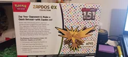 Pokemon TCG: S&V 151 Zapdos ex Collection Box Factory Sealed Shipped Fast - Image 4