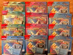 Pokemon Prismatic Evolutions Tech Sticker Collection Lot of 12 Sealed - Image 1