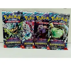 Pokemon Twilight Masquerade Booster Pack Random Art SEALED NEW X4 - Image 1