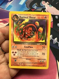 Carte Pokemon Reptincel Obscur 33/82 Francais Vf Fr Wizard Team Rocket - Image 2