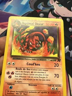 Carte Pokemon Reptincel Obscur 33/82 Francais Vf Fr Wizard Team Rocket - Image 3