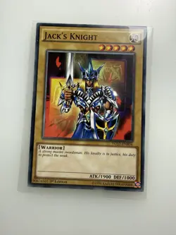 YGLD-ENB06 Jack's Knight 1st edition Mint YuGiOh Card - Image 1