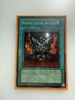 YUGIOH Super Rare Black Luster Ritual SYE-025 - Image 1