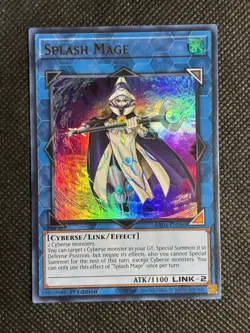 YuGiOh! - Splash Mage RA04-EN080 Ultra Rare 1st Edition Near Mint - Image 1