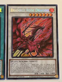 Bramble Rose Dragon + Black Rose Garden DOOD Yugioh Doom of Dimensions Set Mint - Image 2