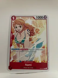 One Piece Card Game - Nami - ST01-007 - Straw Hat Crew - Image 1