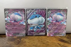 Pokemon TCG SV White Flair Jellicent EX #160 and 2 Jellicent EX Lot of 3 Cards - Image 1