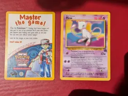 Mew WOTC Black Star Promo 8 Pokemon Card Plus Insert Near Mint Condition - Image 1
