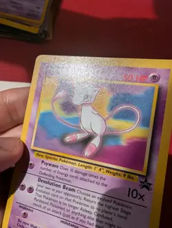 Mew WOTC Black Star Promo 8 Pokemon Card Plus Insert Near Mint Condition - Image 5