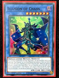 Illusion of Chaos [RA02-EN020] Super Rare 1st Edition Mint Card - Image 1