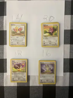 Pokemon TCG Lot Of 62 Jungle Common Colorless Cards MP-LP - Image 1