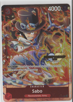 One Piece Card Game - Sabo - 2024 championship promo - P-044 - NM - English - Image 1