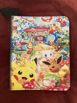 900 Card Binder for Pokemon Cards 9 Pocket with 50 Sleeves Card Binder Album - Image 1