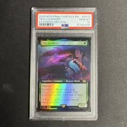 PSA 10 Magic The Gathering X Final Fantasy Tifa Lockhart Extended Art Foil #473 - Image 1