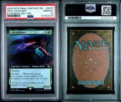 PSA 10 Magic The Gathering X Final Fantasy Tifa Lockhart Extended Art Foil #473 - Image 5