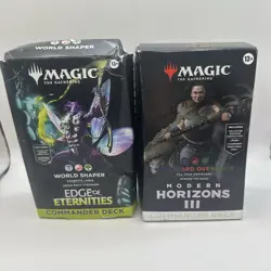 Magic the Gathering-Edge of Eternities Commander Deck And Horizons III Deck - Image 1