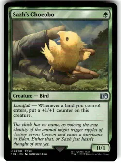 Sazh's Chocobo Final Fantasy Regular MTG NM - Image 1