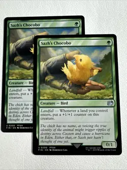 [X2] Sazh's Chocobo - Regular #200 NM/MINT MTG FIN Final Fantasy - Image 1