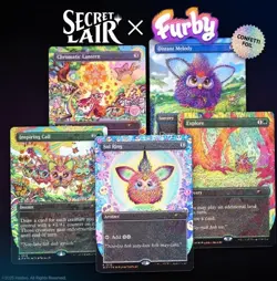PRESALE SECRET LAIR X FURBY: DOO-AY NOO-LAH CONFETTI FOIL EDITION - Image 1