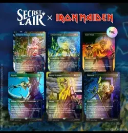 ?? MTG Secret Lair PRESALE FOIL Iron Maiden: Album Art ?? - Image 1