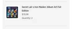 ?? MTG Secret Lair PRESALE FOIL Iron Maiden: Album Art ?? - Image 2