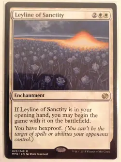 Mtg 1x NM Leyline Of Sanctity x1 - Image 1
