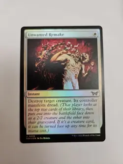 Unwanted Remake #0039 Foil Duskmourn House Of Horror MTG Magic The Gathering - Image 1