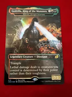 MTG ~ Ikoria Godzilla Alt Art Set Foil~ Includes Foil Secret Lair Godzilla Lands - Image 2