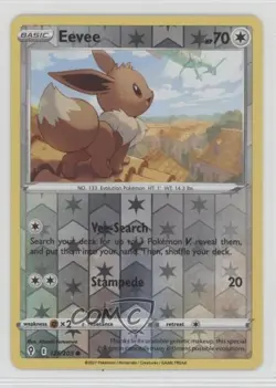 Eevee Reverse Holo Pokemon Sword & Shield Evolving Skies #125 - Image 1