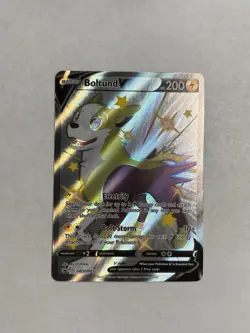 Shiny Boltund V SWSH085 Holographic Black Star Promo Pokemon TCG Mint/NM - Image 1