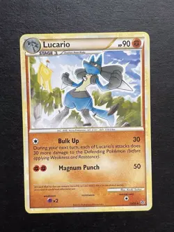 Lucario 19/95 Non Holo Rare Unleashed Pokemon TCG Great Condition (P623) - Image 1