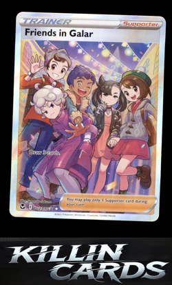 Friends in Galar TG23/TG30 Pokemon Ultra Rare SWSH12: Silver Tempest Trainer Gal - Image 1