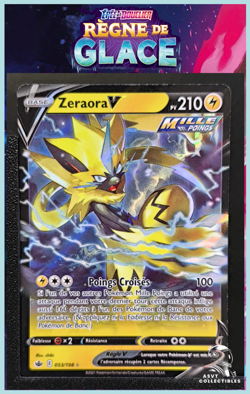Carte Pokemon Zeraora V 053/198 EB06 Regne de Glace Epee Bouclier FR - Image 1
