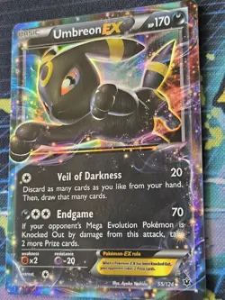 Pokemon TCG Umbreon-EX Fates Collide 55/124 Holo Holo Rare ex - Image 2