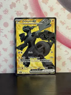 Pokemon TCG Zekrom ex 158/086 Sv: Black Bolt Holo Full Art Nintendo 2025 NM - Image 1