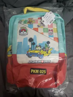 2025 Pokemon World Championships Backpack Anaheim California Worlds - Image 1