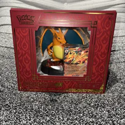 Pokemon TCG Charizard EX Super-Premium Collection Factory Sealed 10 Packs - Image 1