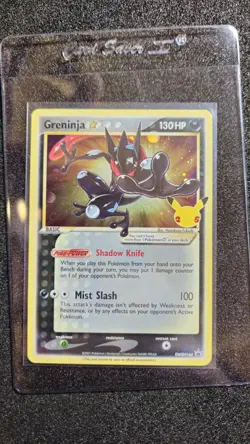 Pokemon TCG Greninja Gold Star SWSH144 Celebrations Black Star Promo NM - Image 1