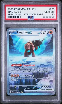 Pokemon PSA 10 Ting-Lu Ex 263/193 Special Illustration Rare - Paldea Evolved - Image 3